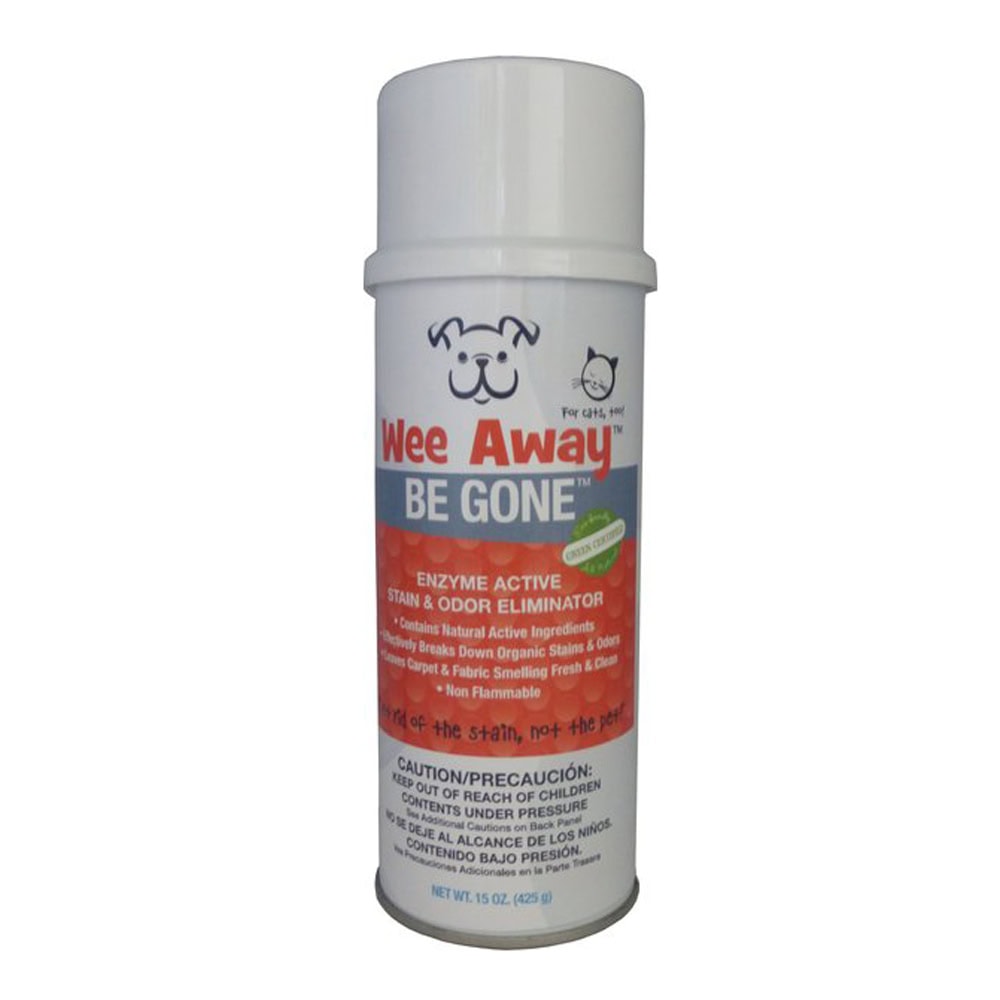 Wee Away Be Gone Enzyme Active Stain & Odor Eliminator for Dogs & Cats