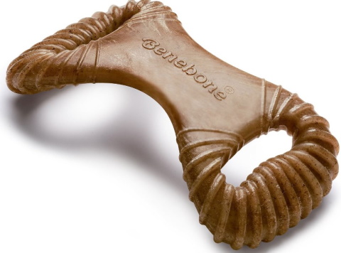 Benebone Bacon Flavor Wishbone Tough Chew Toy