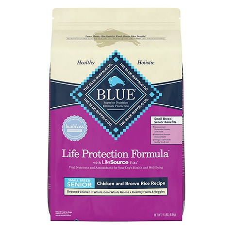 Blue Buffalo Life Protection Formula Small Breed Senior Chicken & Brown Rice Recipe