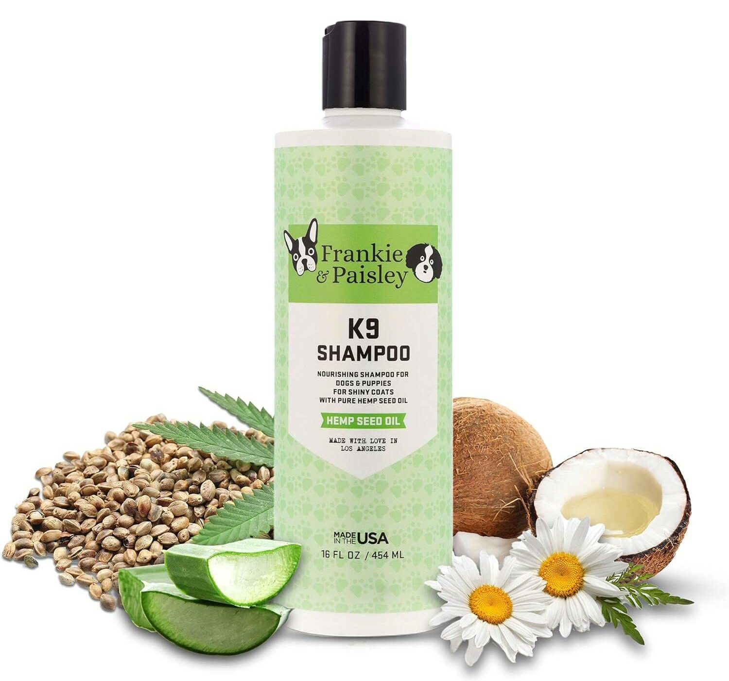 Frankie & Paisley K9 Hemp Seed Oil Dog Shampoo