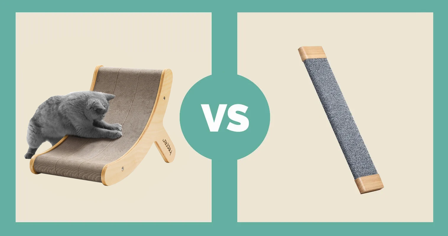 Hepper Hi Lo Scratcher vs Tuft Paw Tab