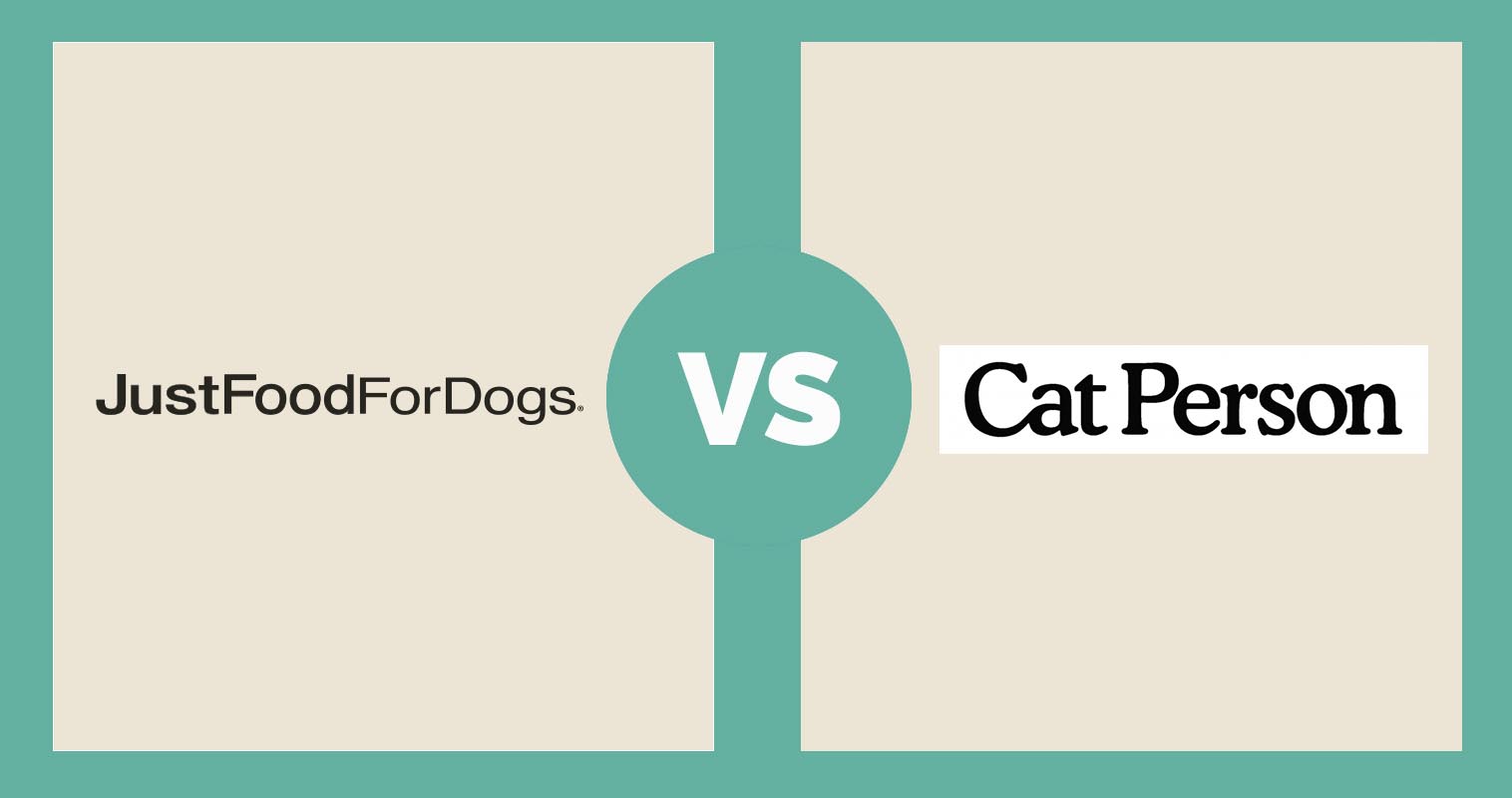 JustFoodForDogs vs Cat Person