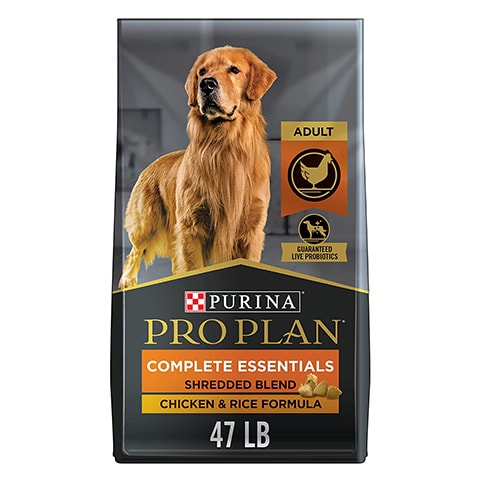 Purina Pro Plan High Protein Shredded Blend Chicken & Rice Formula with Probiotics Dry Dog Food