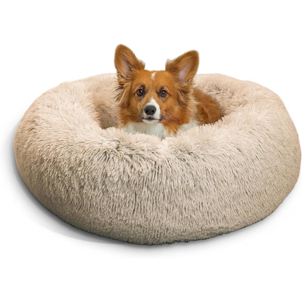 Sheri Luxury Shag Fur Donut Cuddler 