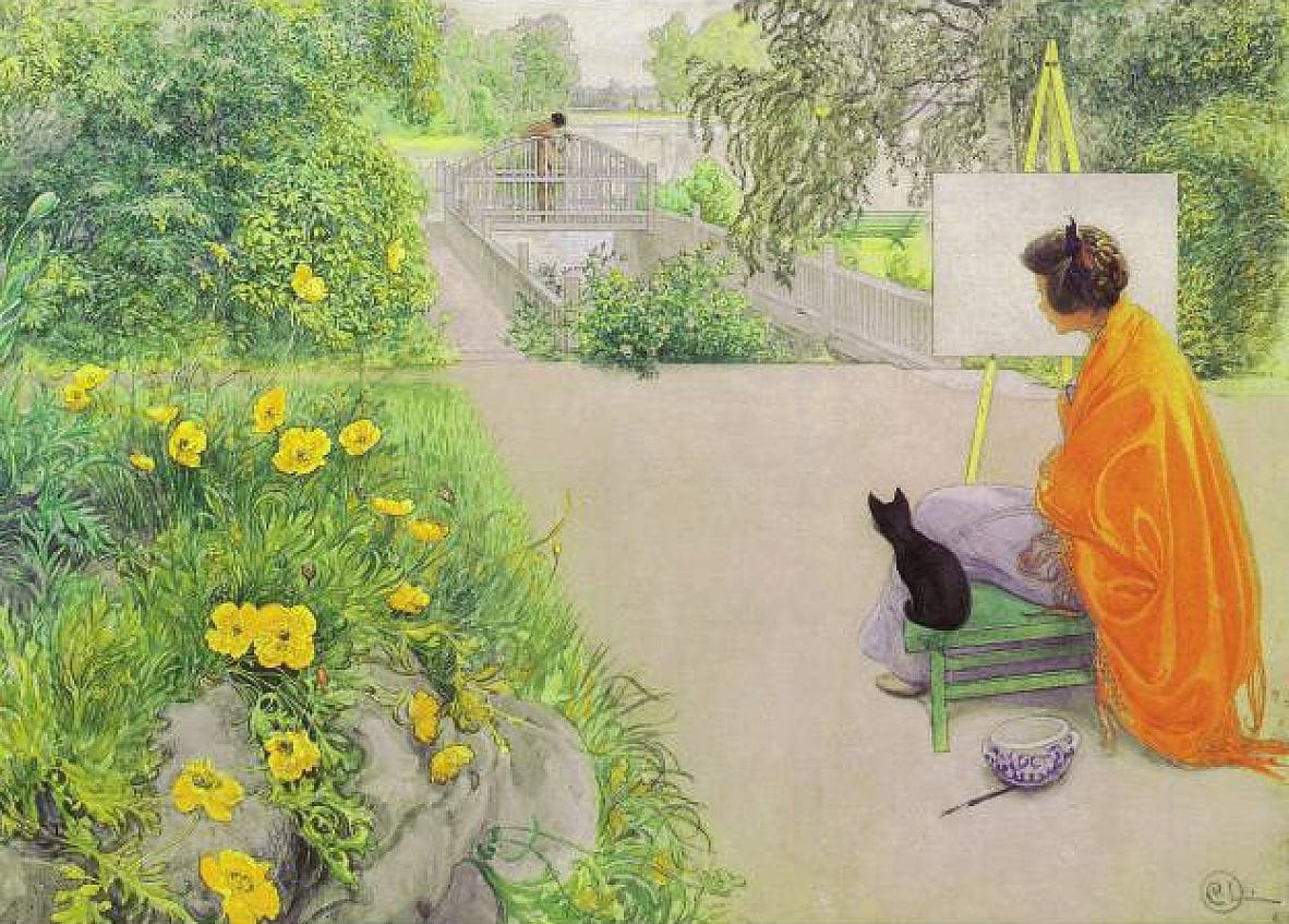 Carl Larsson - The Bridge