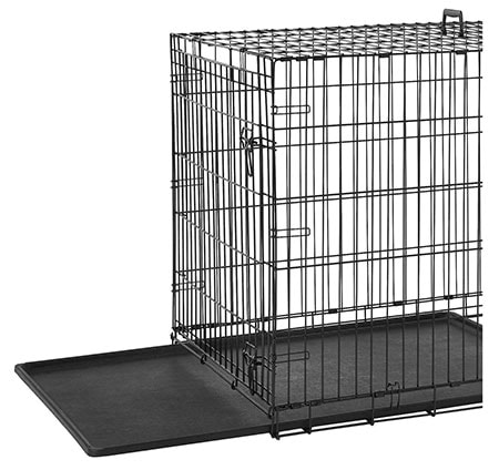 Frisco Heavy Duty Fold & Carry Single Door Collapsible Wire Dog Crate