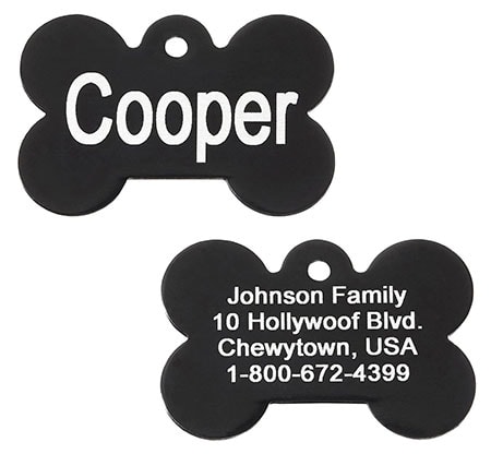 GoTags Personalized ID Tag, Bone