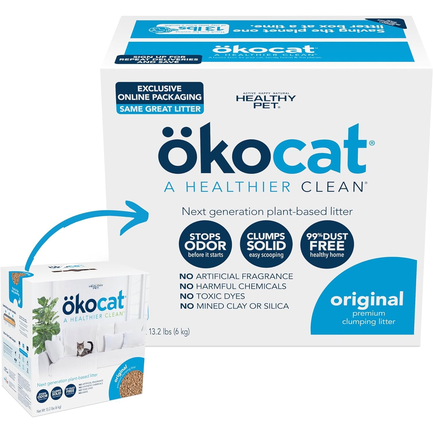 Okocat Original Premium Cat Litter