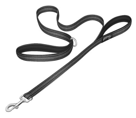 Prima Pets Dual-Handle Reflective Dog Leash
