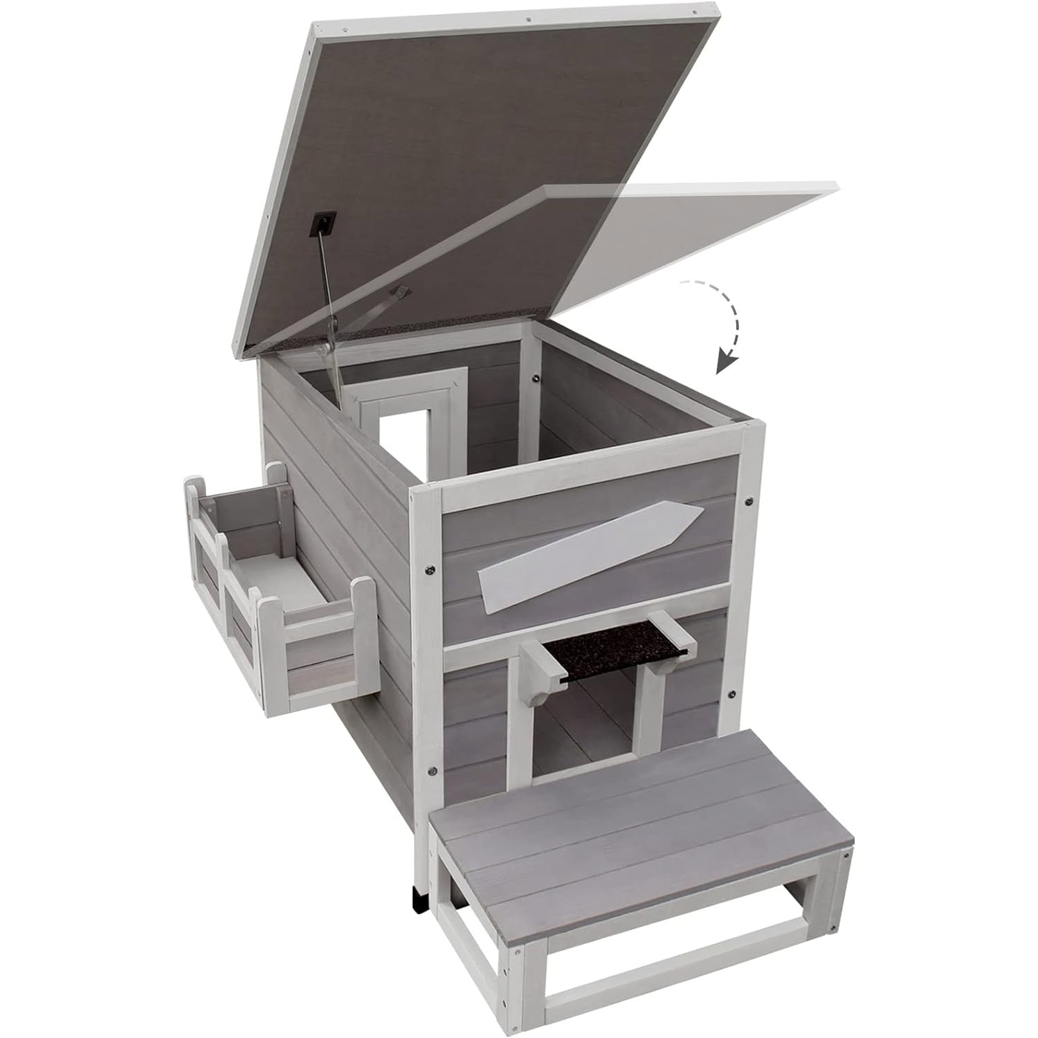 Rockever Outdoor Cat House