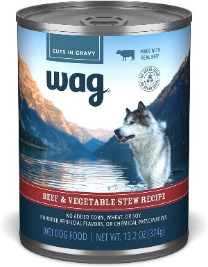 Wag Beef and Vegetable Stew Canned Dog Food