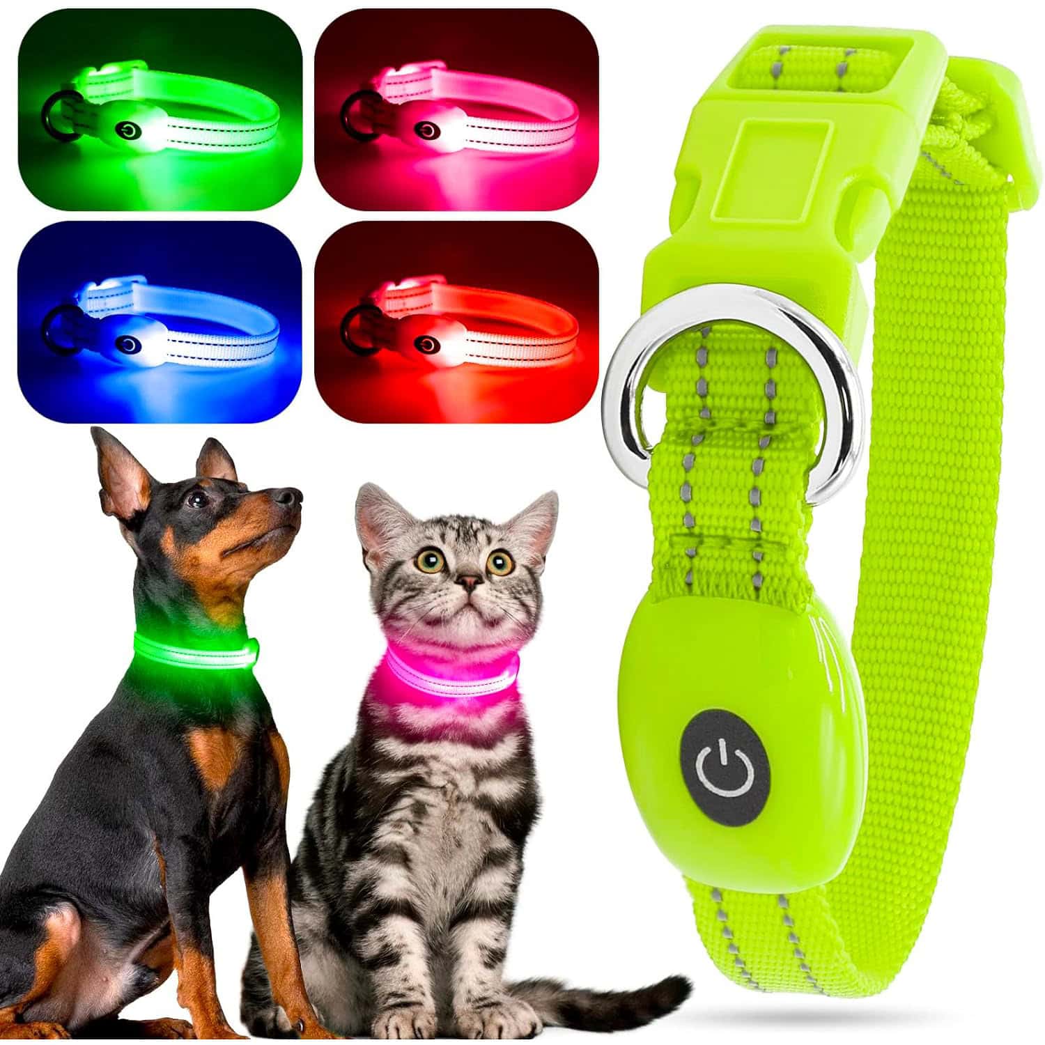 YFbrite Light Up Cat Collar