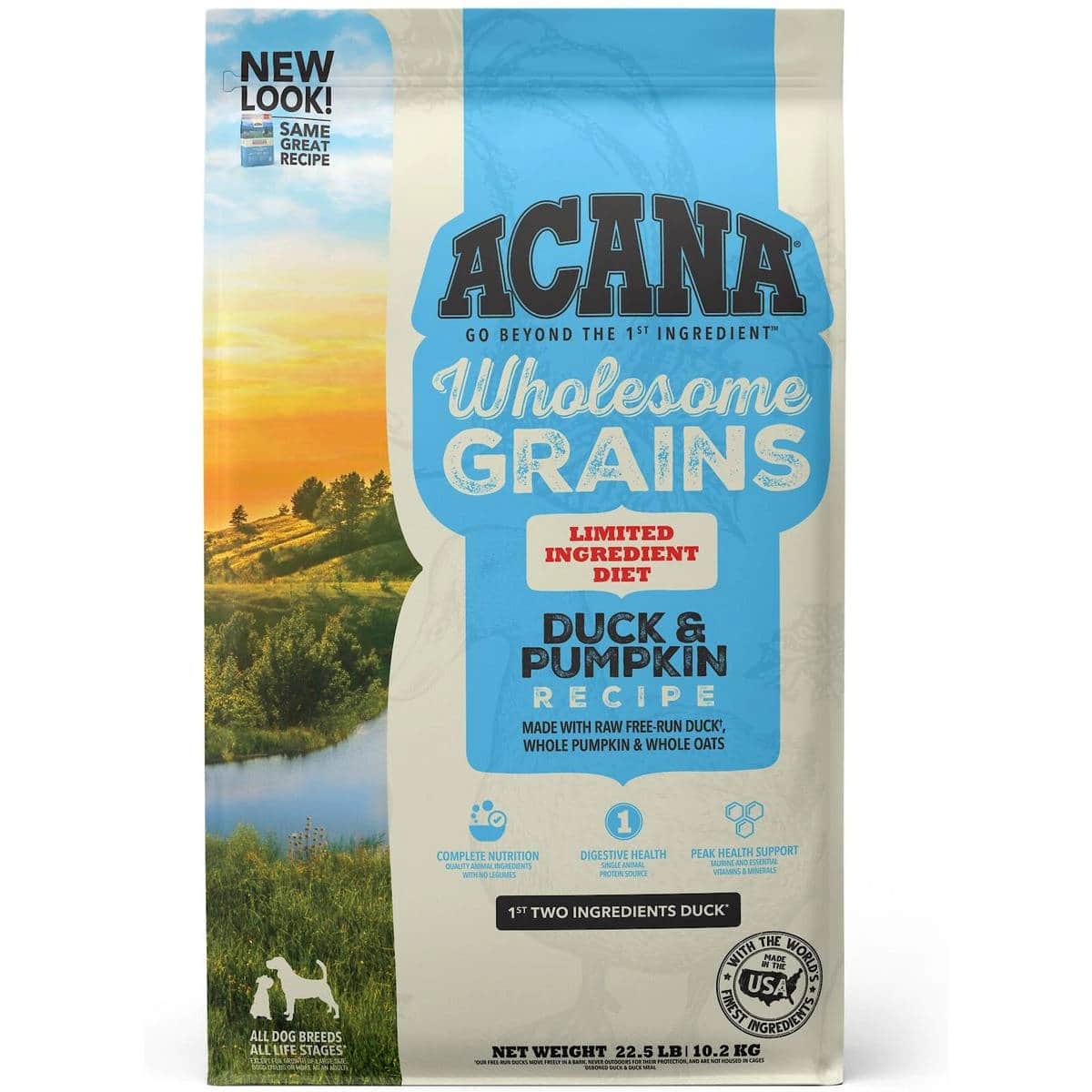 ACANA Singles + Wholesome Grains Limited Ingredient Diet Duck & Pumpki