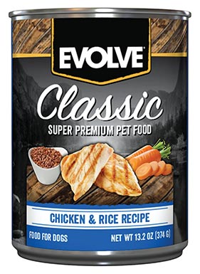 Evolve Classic Chicken & Rice Recipe Canned Dog Food