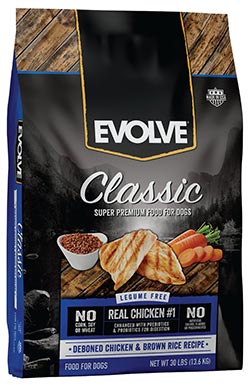 Evolve Classic Deboned Chicken & Brown Rice Recipe Dry Dog Food