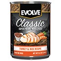 Evolve Classic Turkey & Rice Recipe Canned Food