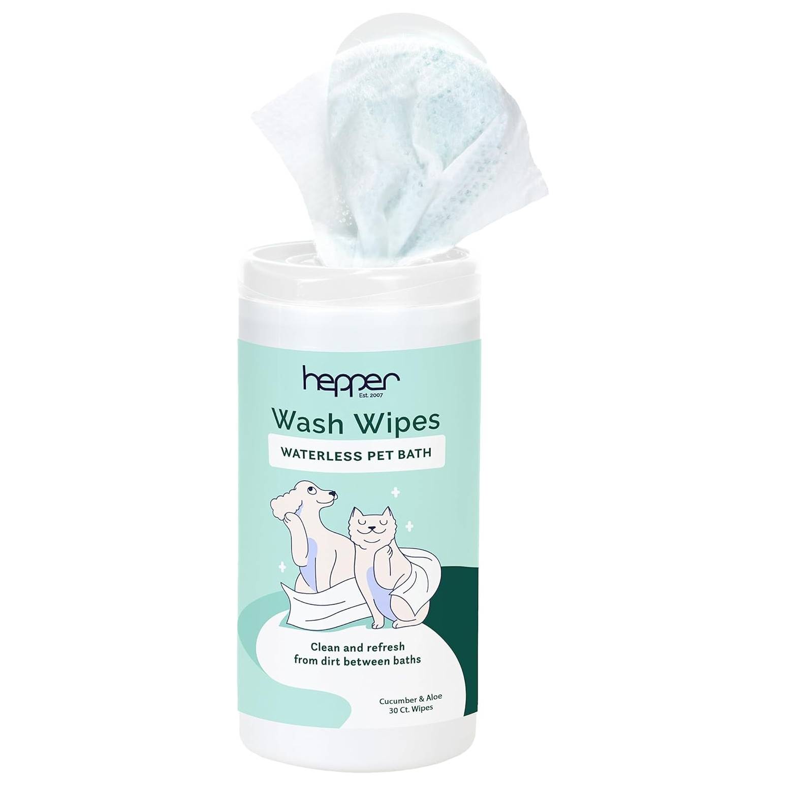 Hepper Pet Wash Wipes