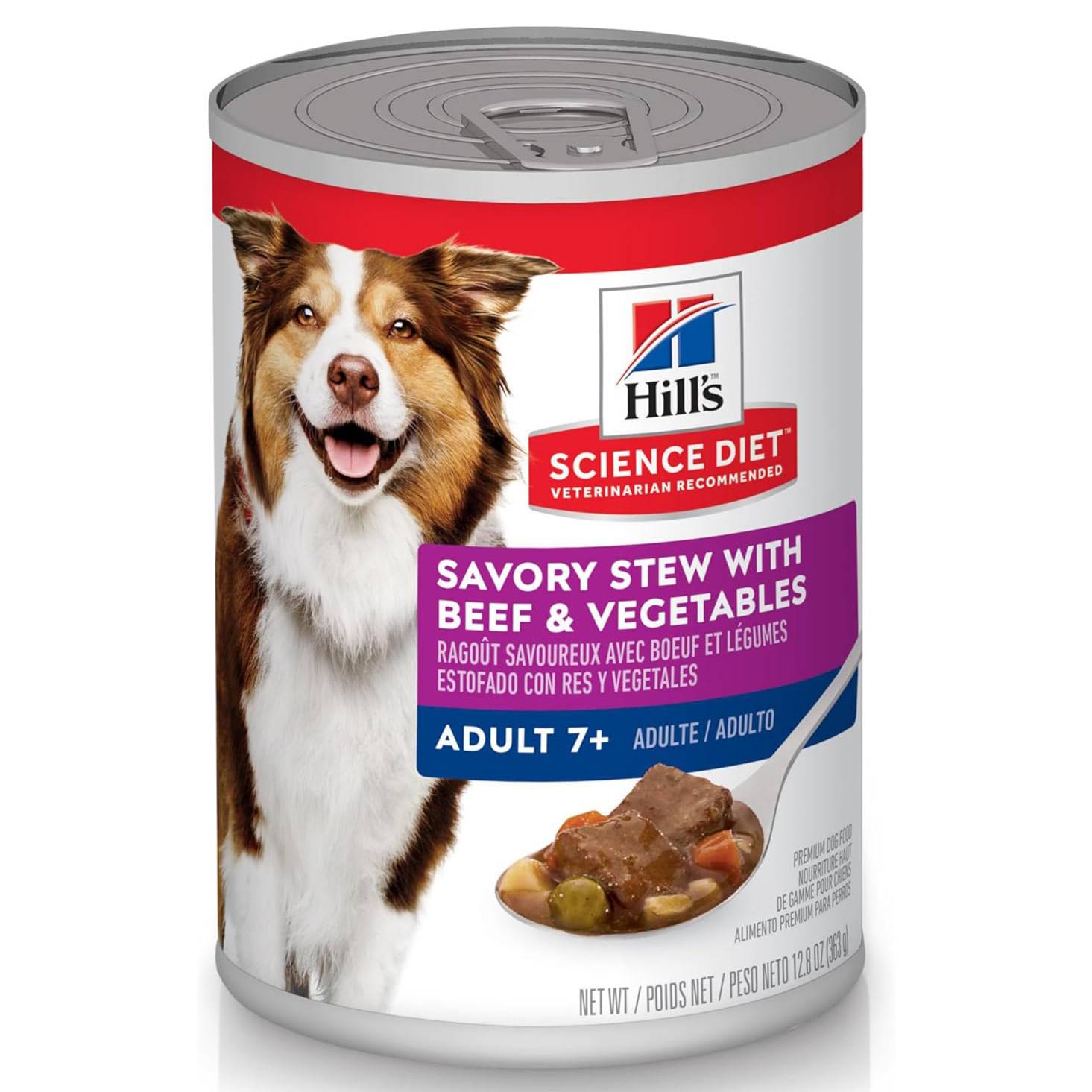 Hill's Science Diet Adult 7+ Savory Stew with Beef & Vegetables Senior Canned Dog Food