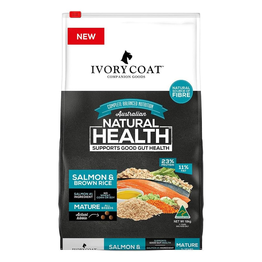 Ivory Coat Mature, Salmon & Brown Rice Dry Dog Food