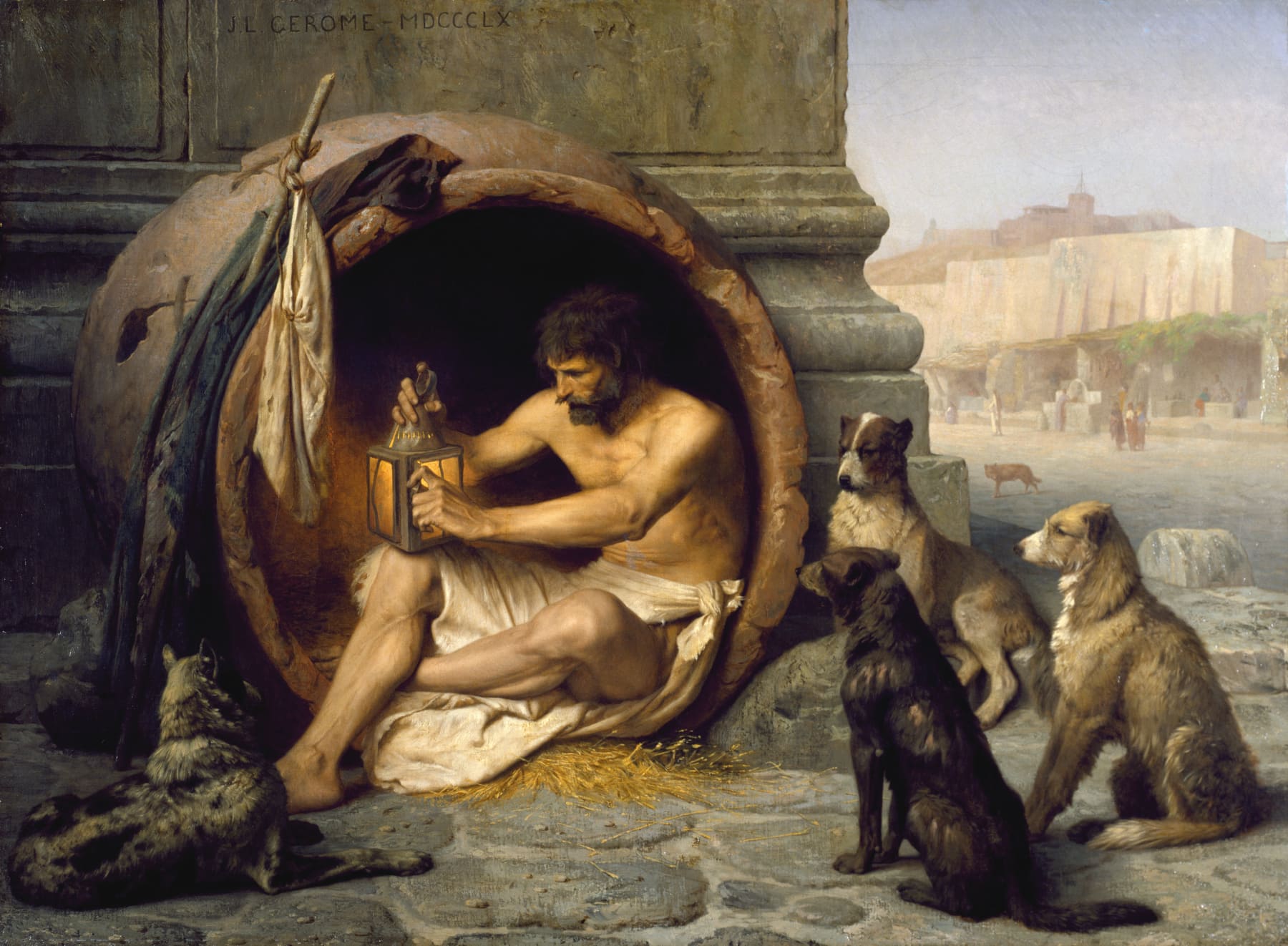 Jean-Léon Gérôme - Diogenes