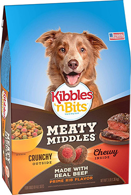 Kibbles and Bits Meaty Middles Prime Rib
