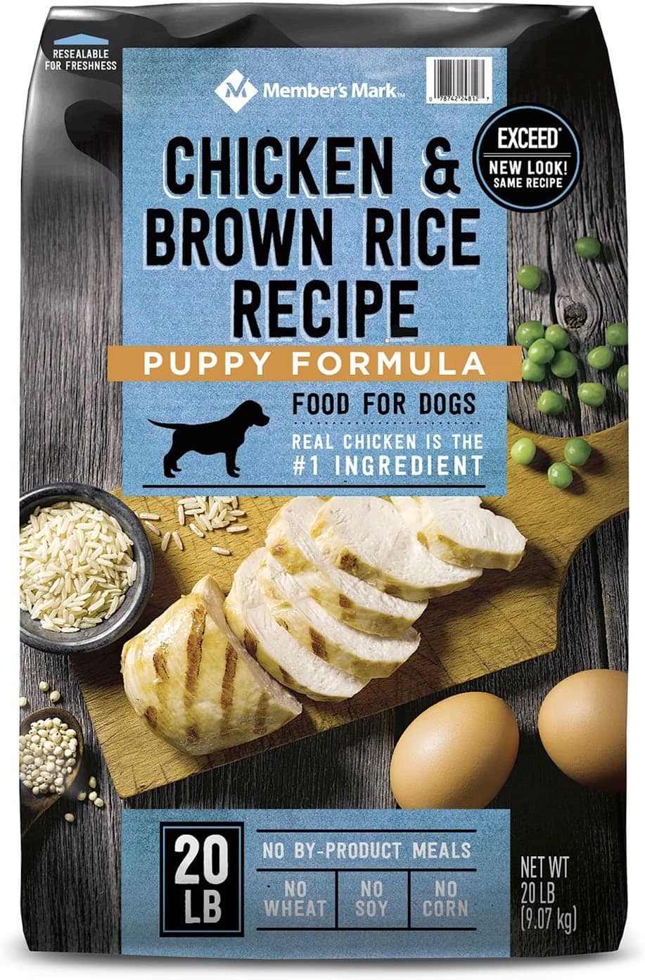 Member's Mark Exceed Dry Puppy Food, Chicken & Rice