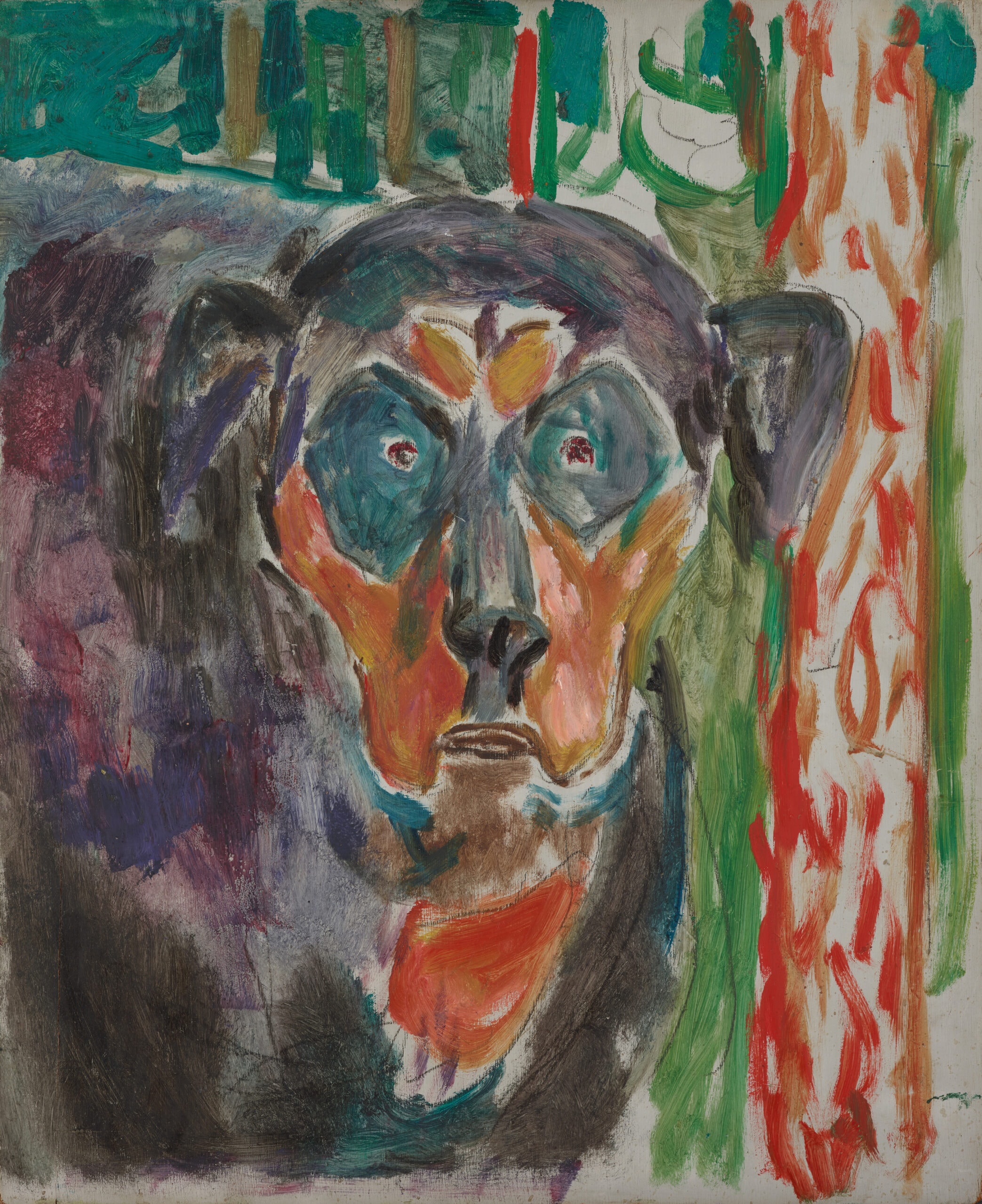 Dog's Head - Edvard Munch