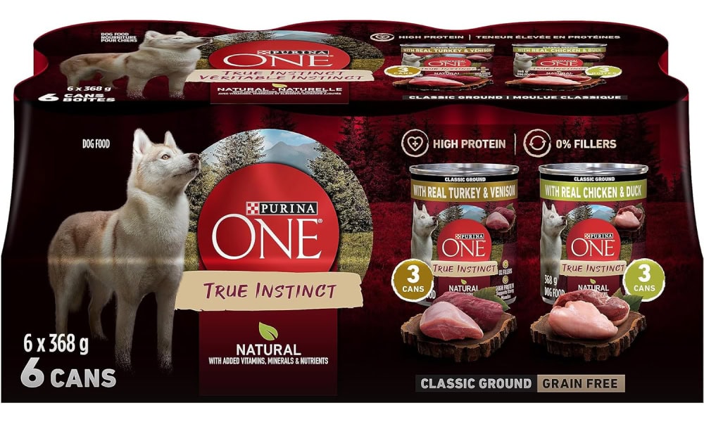 Purina ONE Classic Ground True Instinct Wet Dog Food 