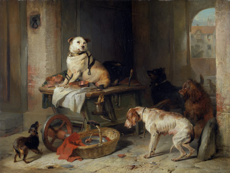 Sir Edwin Landseer -A Jack In Office