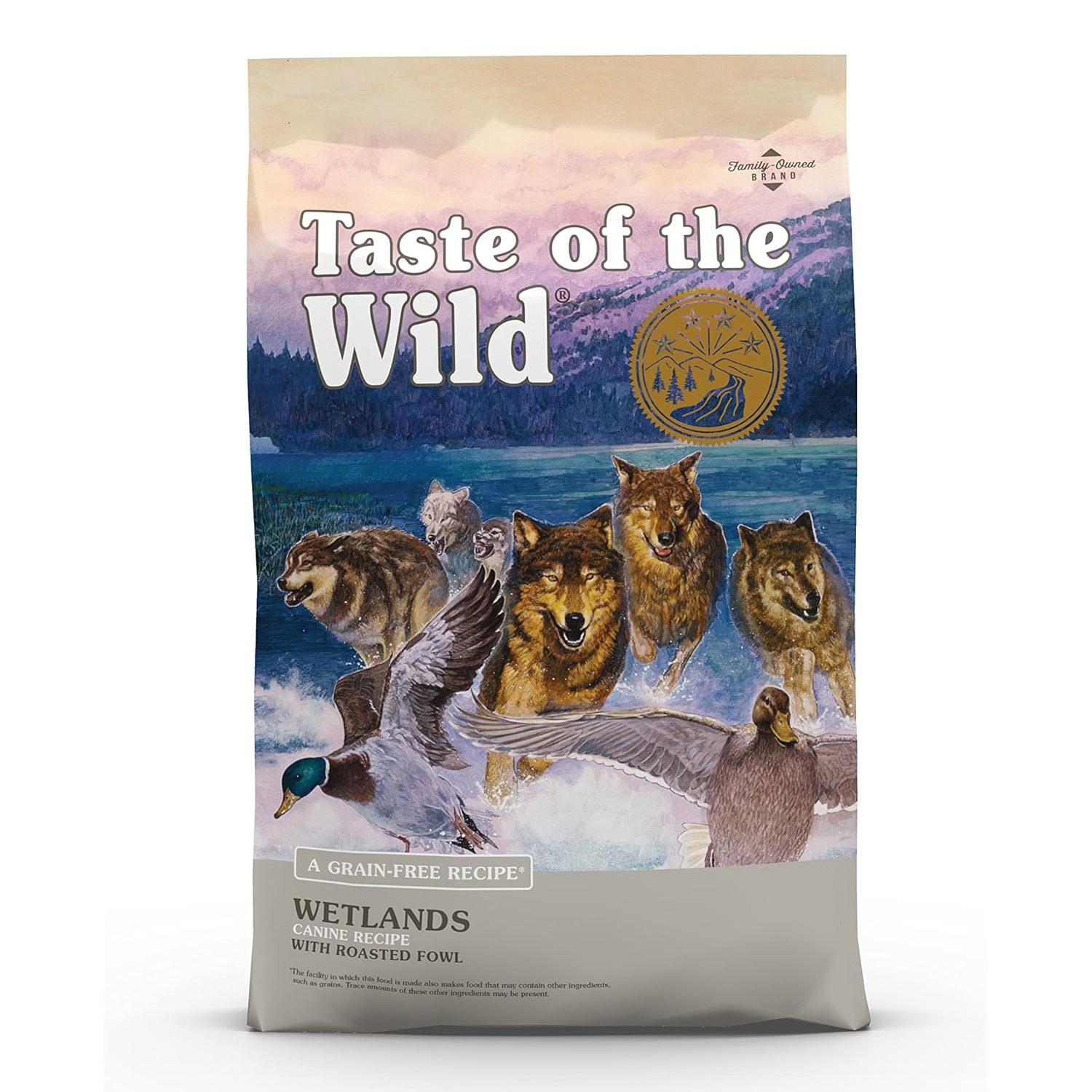 Taste of the Wild Grain Free High Protein Real Meat Recipe Wetlands Premium Dry Dog Food