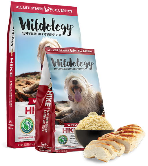 Wildology HIKE Chicken & Brown Rice Recipe