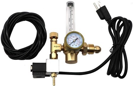 4KIPA CO2 Regulator with Solenoid Valve and Flow-Meter Emitter