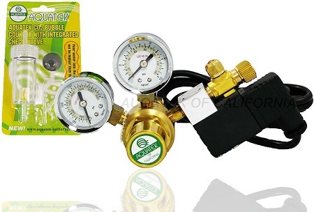 6Basic AQUATEK CO2 Regulator with Cool Touch Solenoid