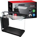 Aquatop Pisces Moden Bullet-Shaped Glass Aquarium