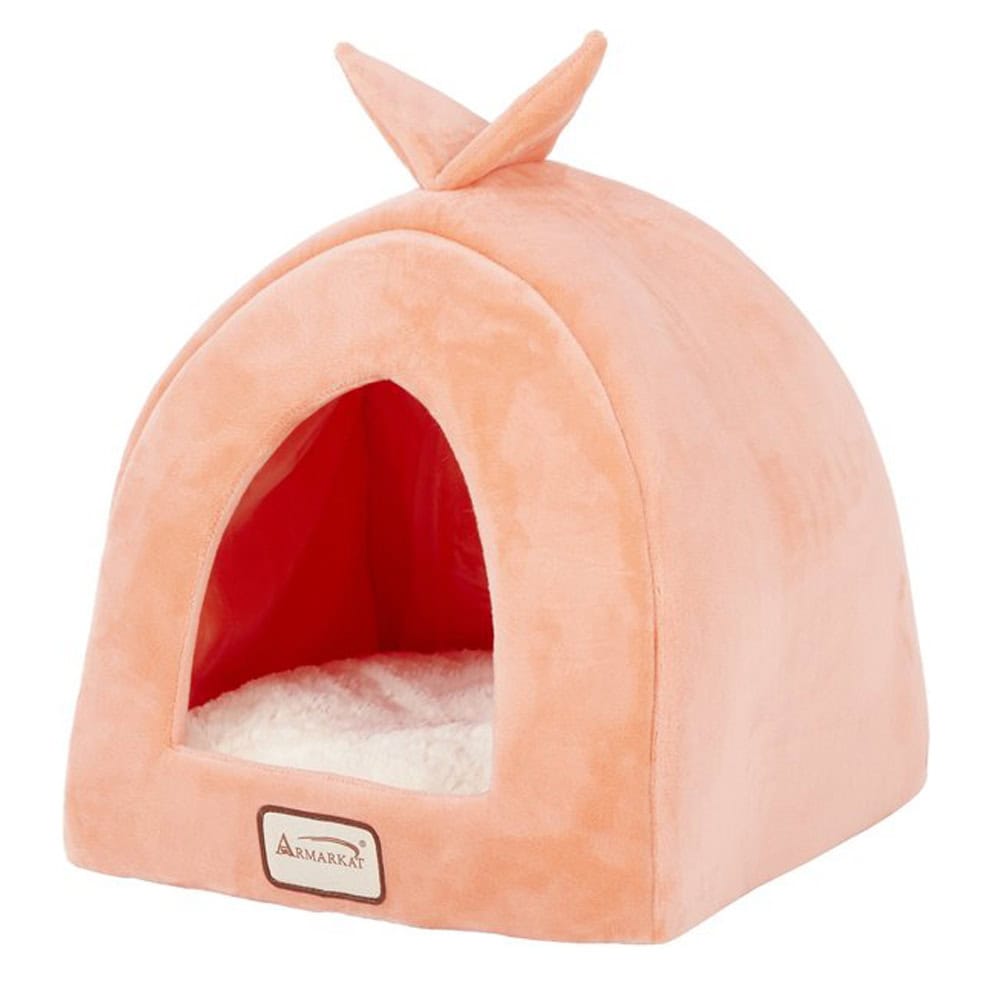 Armarkat Cave Shape Covered Cat & Dog Bed