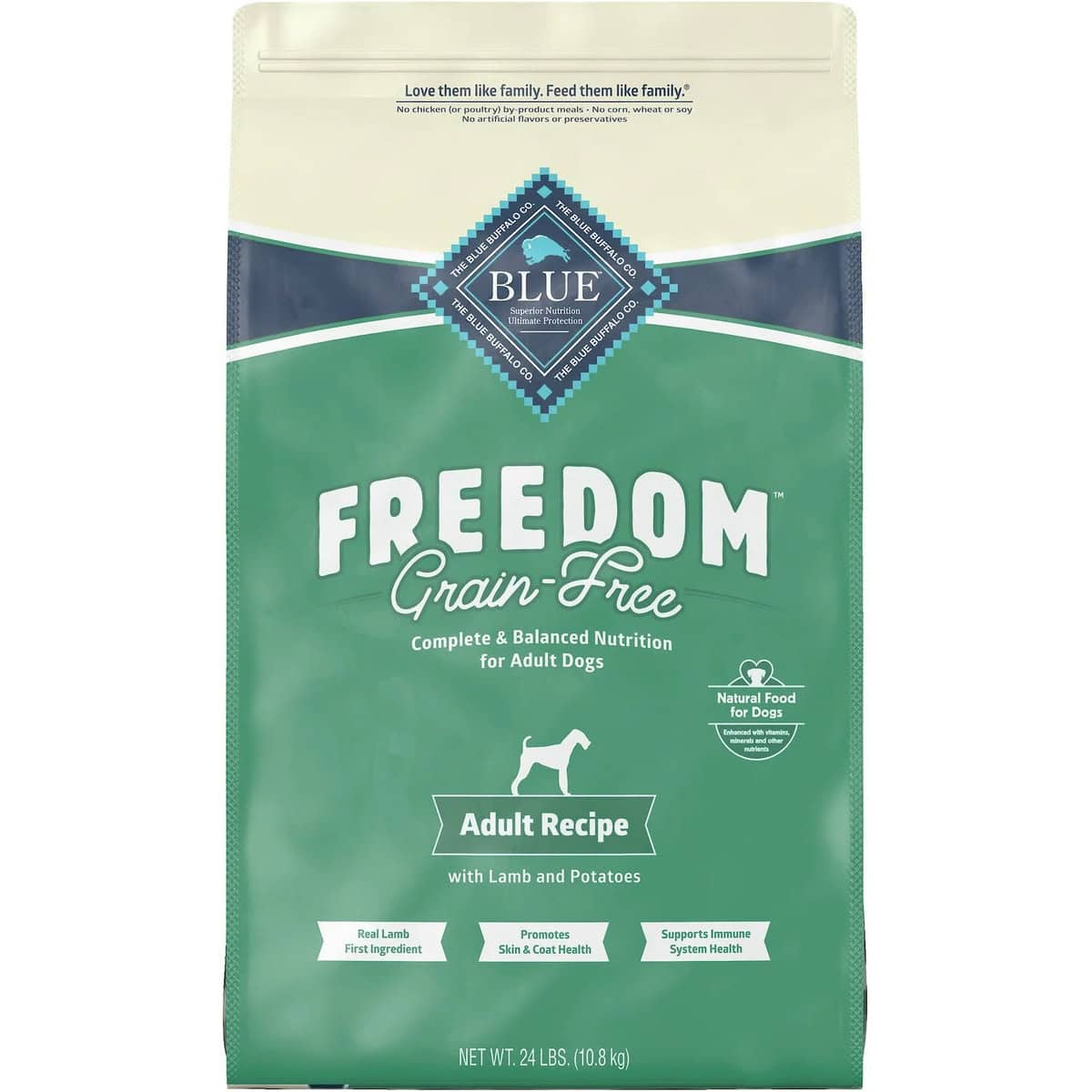 Blue Buffalo Freedom Adult Lamb Recipe Grain-Free Dry Dog Food