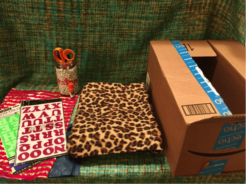 Classic Cardboard Box Cat Bed by Petful