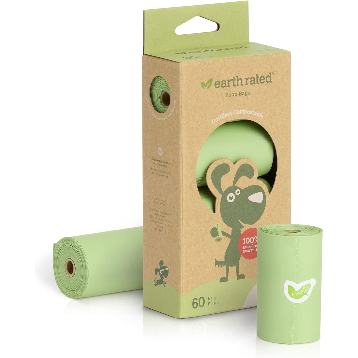 Earth Rated Compostable Dog Poop Bags