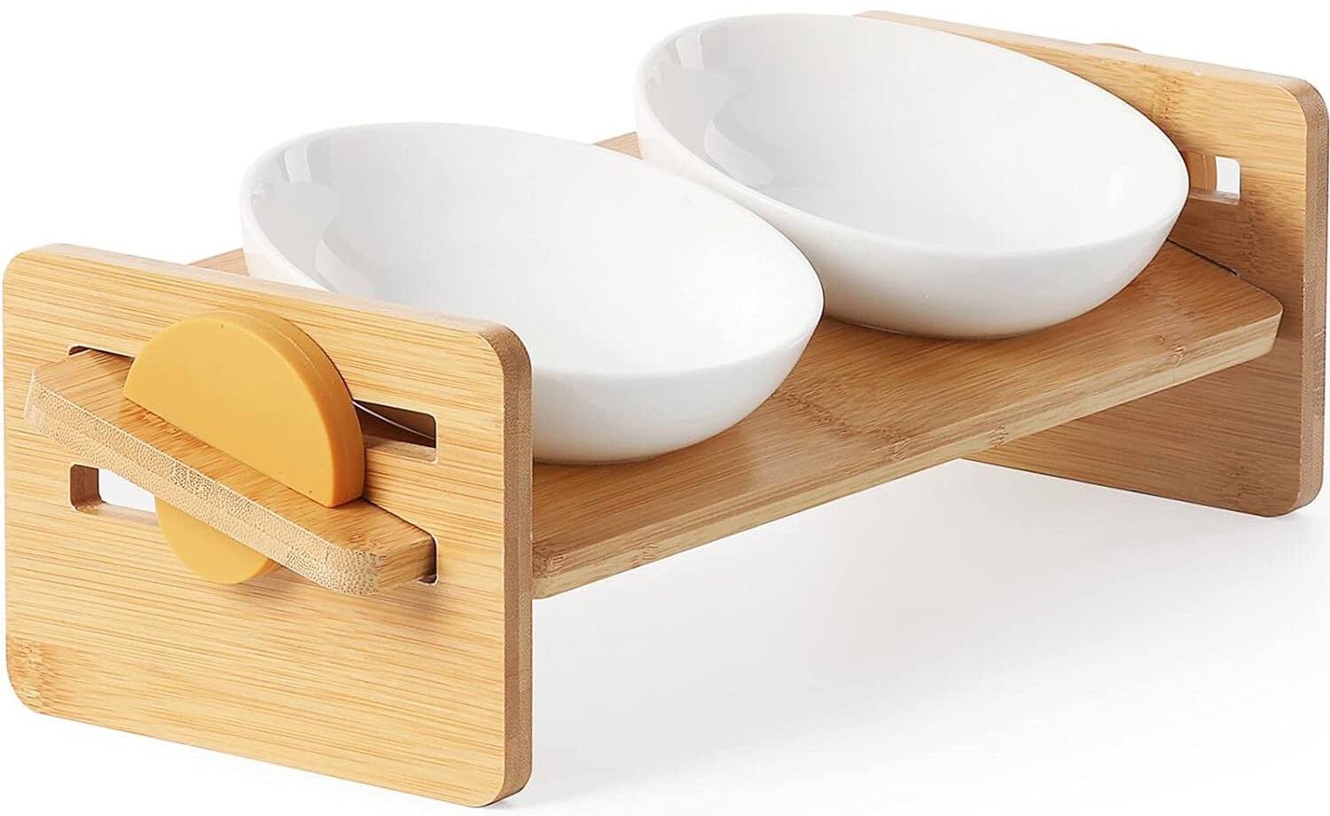 FUKUMARU Elevated Cat Ceramic Bowls