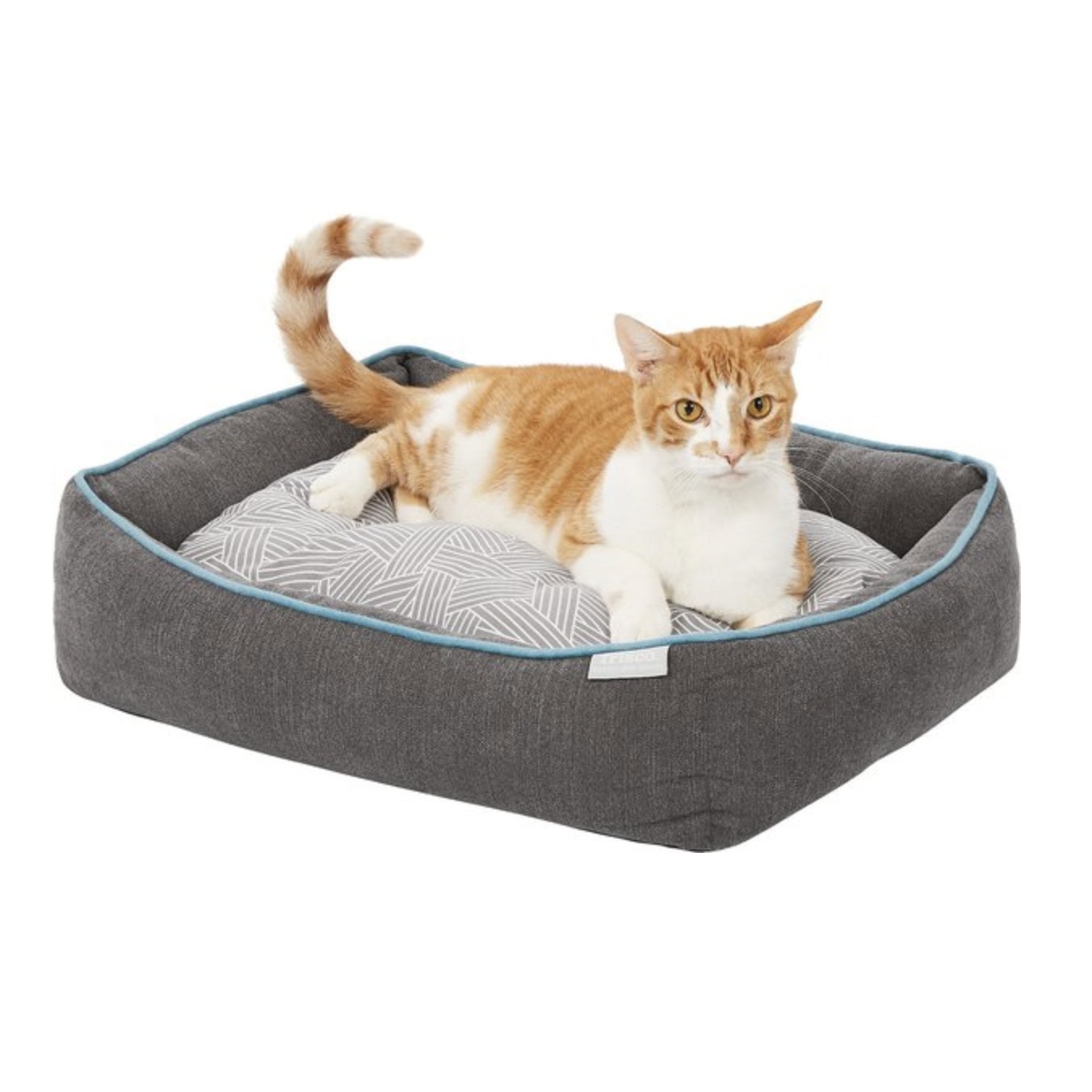 Frisco Sherpa Orthopedic Bolster Cat Bed