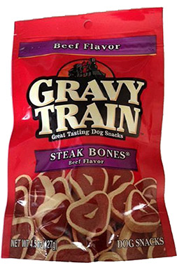 Gravy Train Steak Bones Beef Flavor