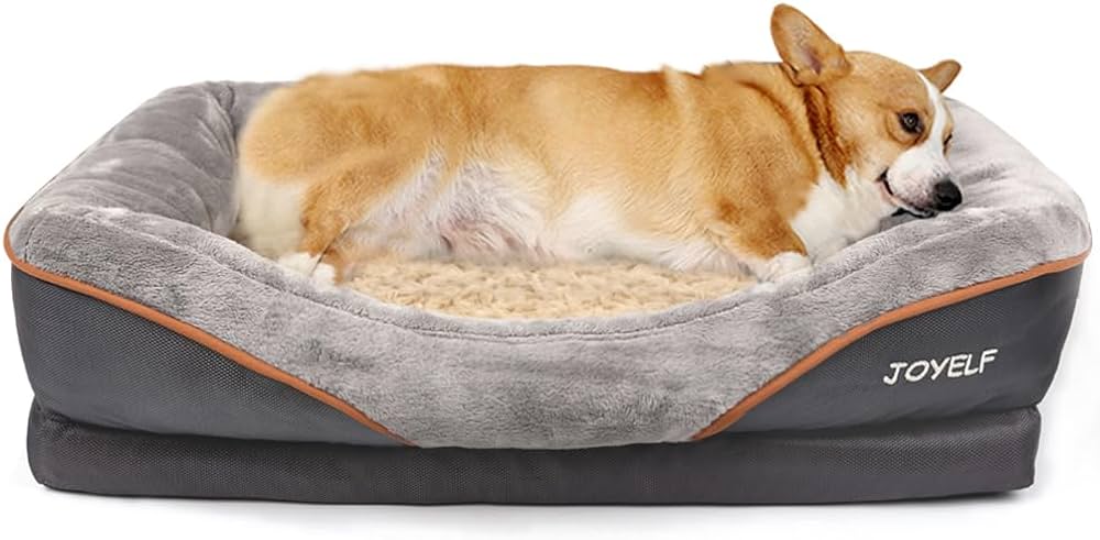 JOYELF Memory Foam Orthopedic Dog Bed