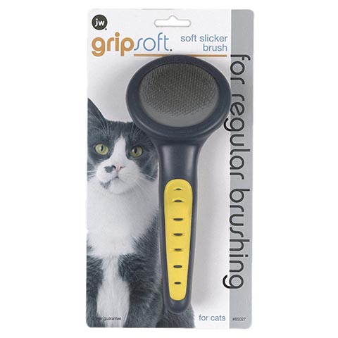  JW Pet Gripsoft Cat Slicker Brush