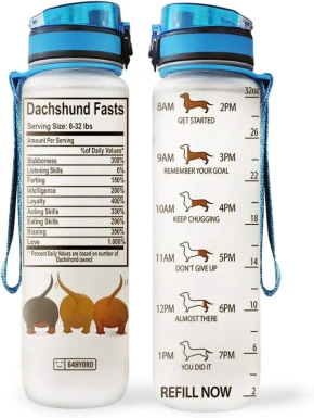 Motivational Fitness Sports Water Bottle