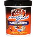 Omega One Freeze-Dried Blood Worms Fish Treat