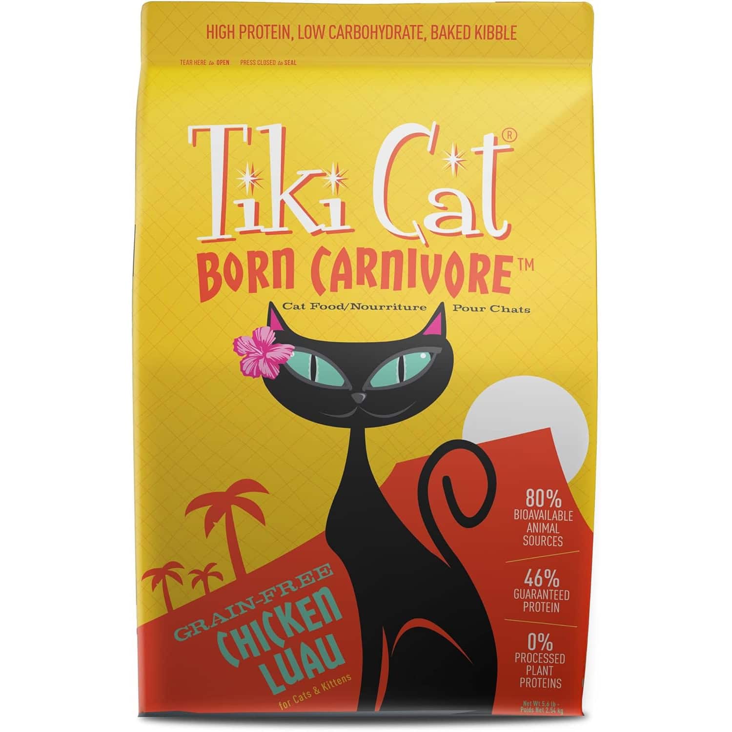 Tiki Cat Born Carnivore Chicken Luau