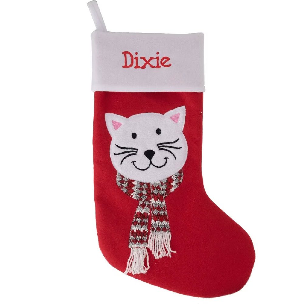 Holiday Personalized Cat Stocking