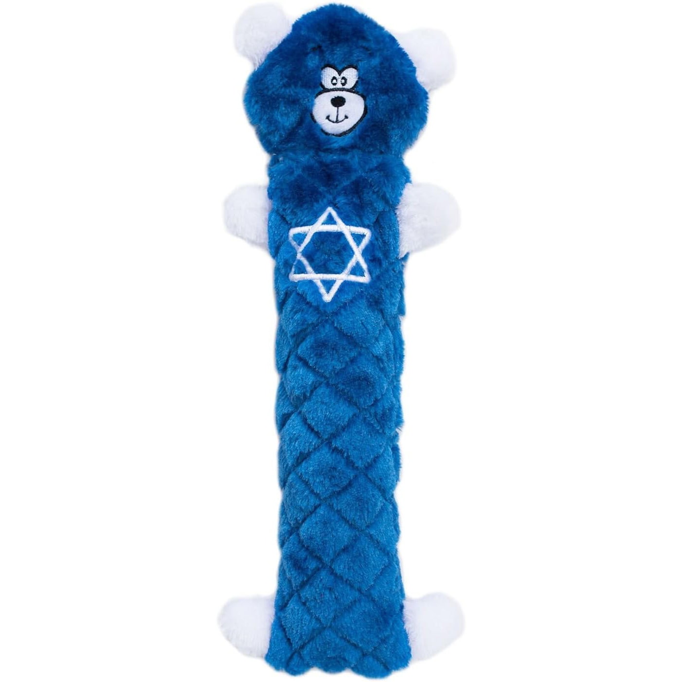 ZippyPaws Jigglerz Squeaky Plush Dog Toy with Crinkle Head and Tail