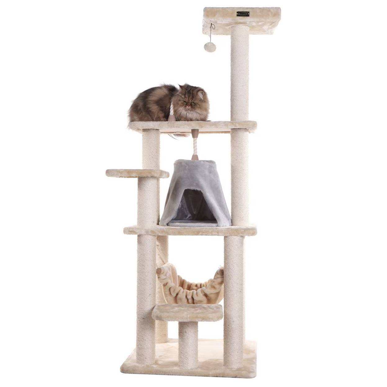 Armarkat 65-Inch Faux Fur Cat Tree