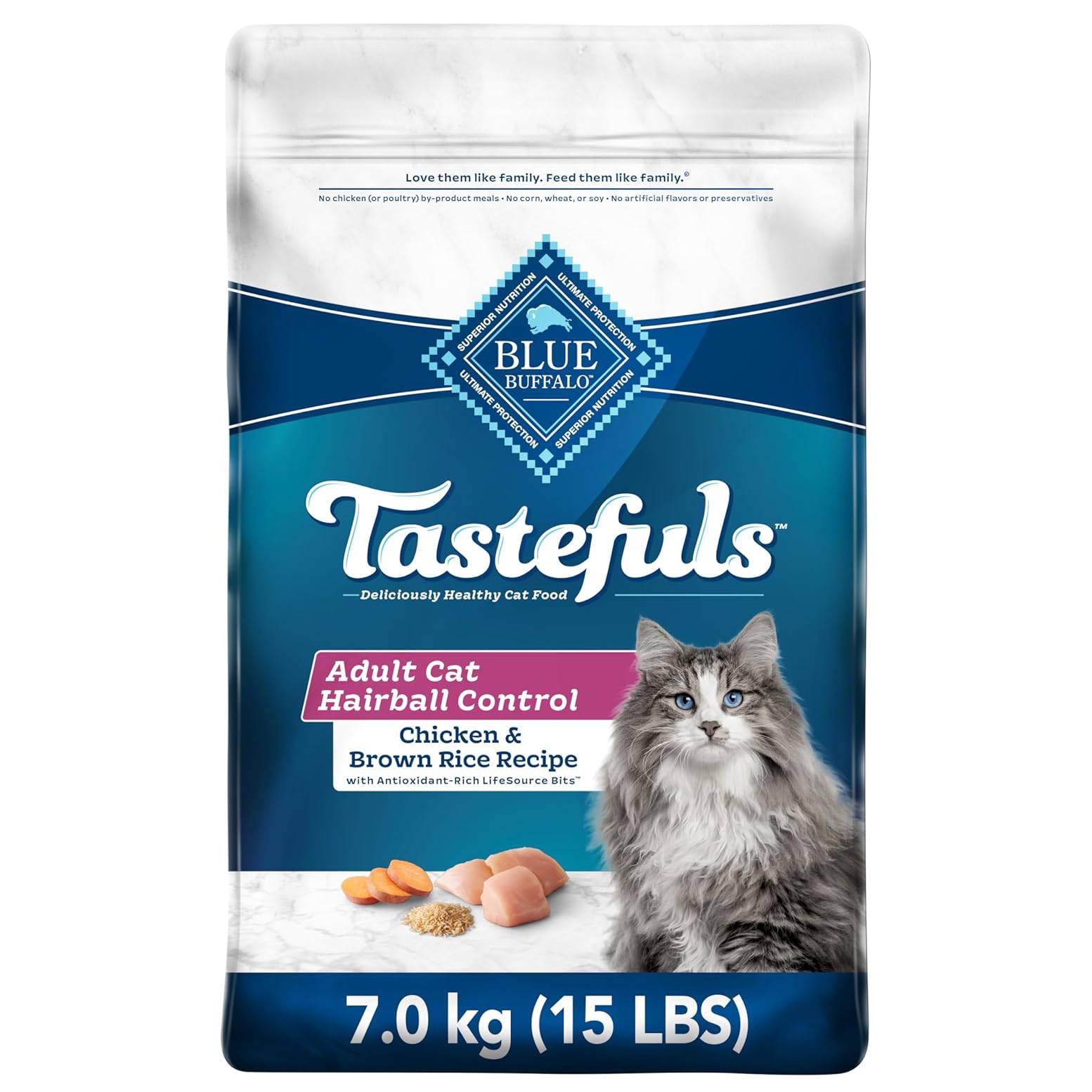 Blue Buffalo Indoor Hairball Control Adult Dry Cat Food
